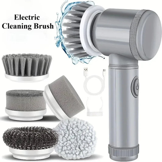 🧽 Electric Spin Scrubber – Clean Faster, Deeper, Without Effort!