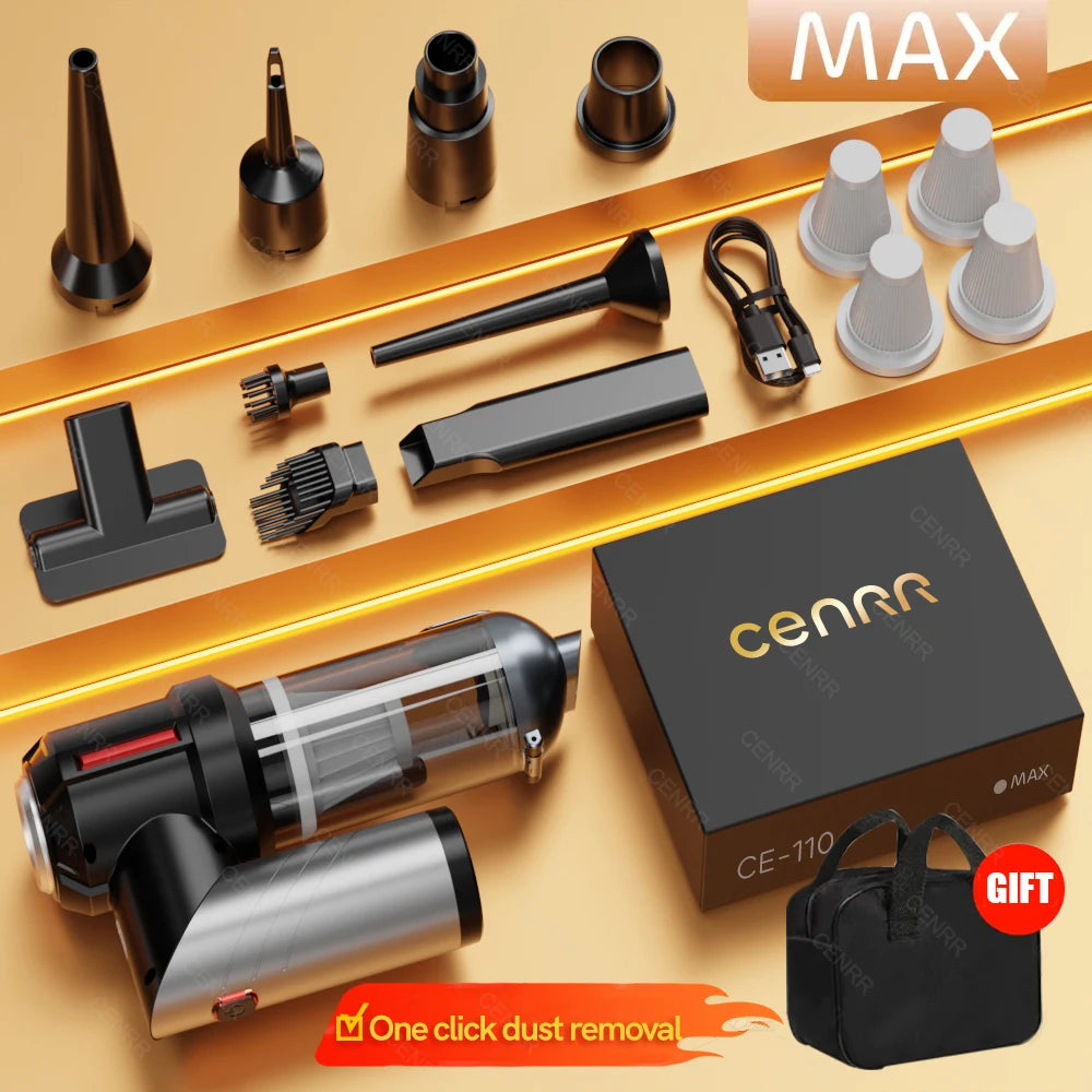 🧹 Cordless Handheld Vacuum Cleaner – Powerful Suction for Home & Car