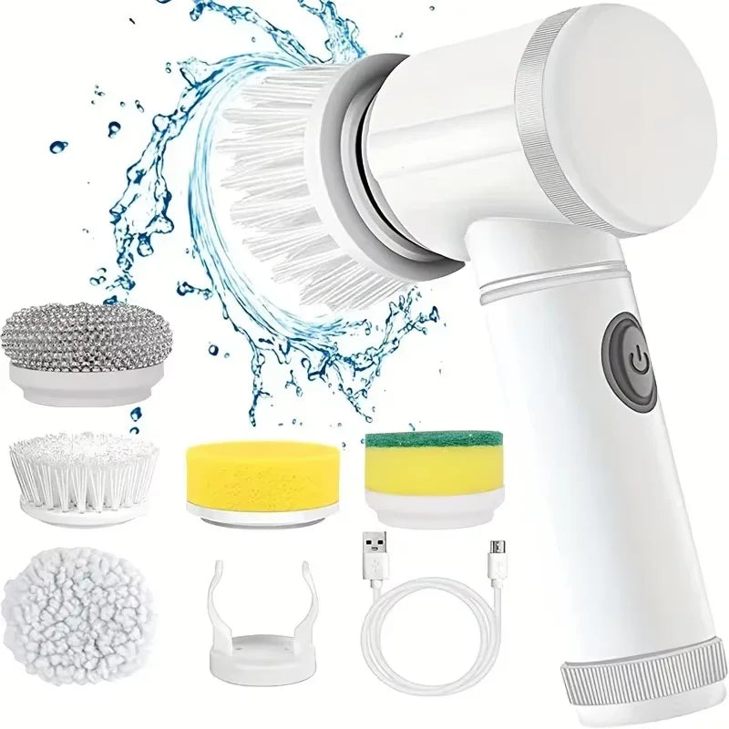 🧽 Electric Spin Scrubber – Clean Faster, Deeper, Without Effort!