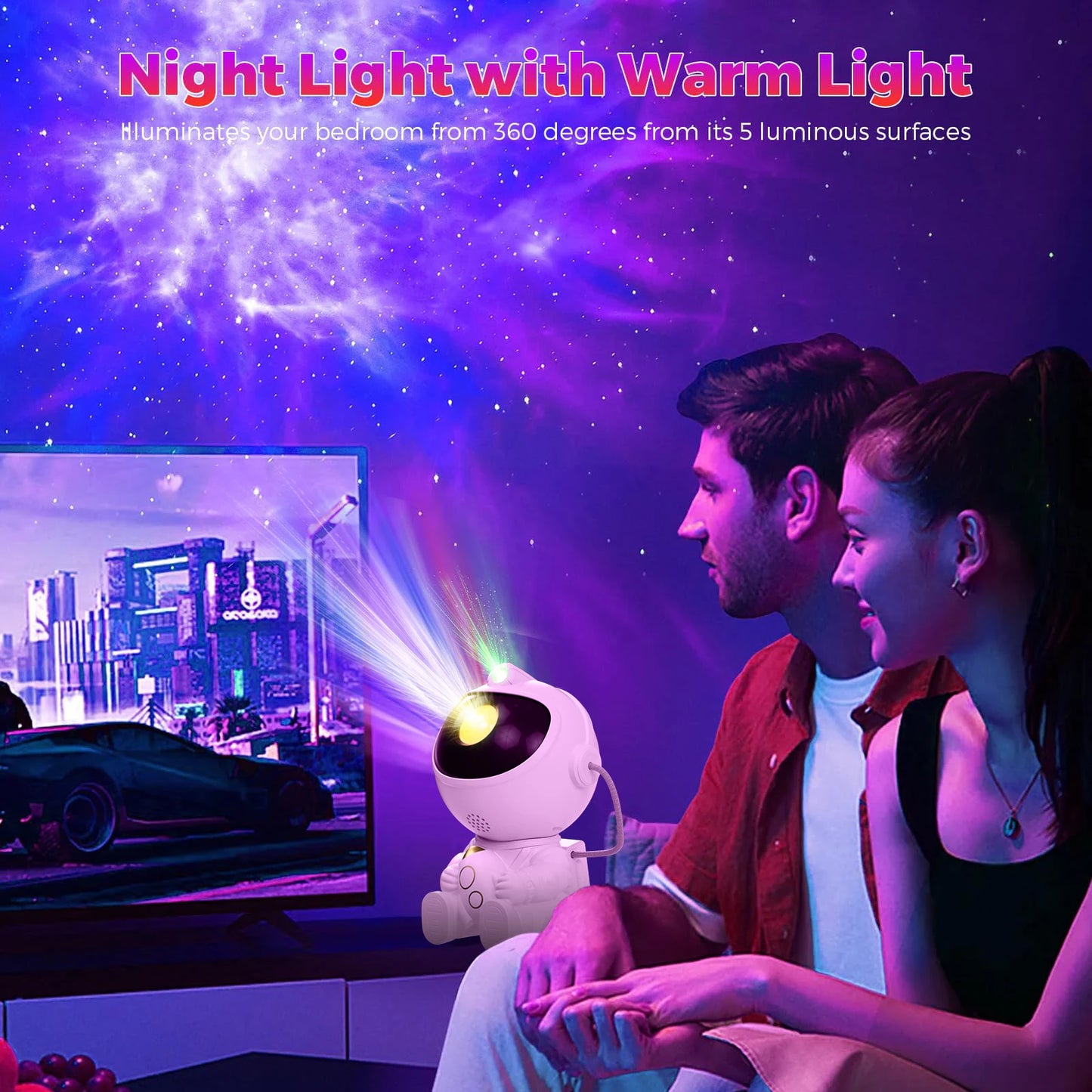 🌌 Galaxy Star Projector – Turn Your Room Into a Magical Night Sky