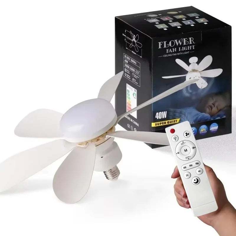 💡 Smart Ceiling Fan with Remote Control & LED Light – Quiet, Powerful & Energy Efficient