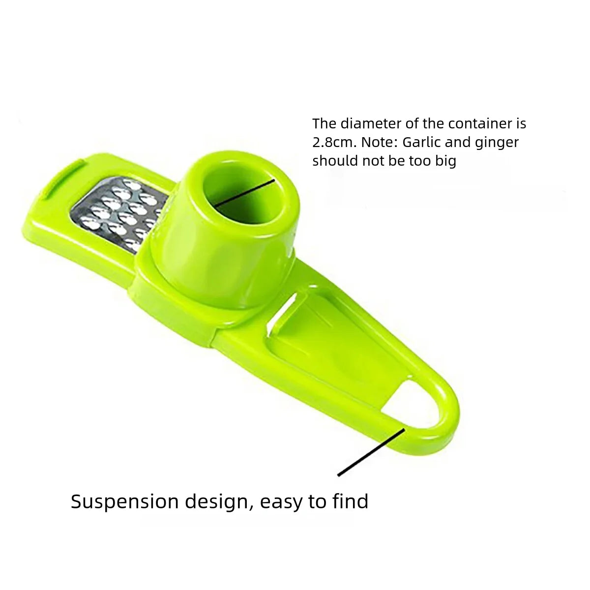 🧄 Ginger & Garlic Grater – Effortless Flavor in Seconds!