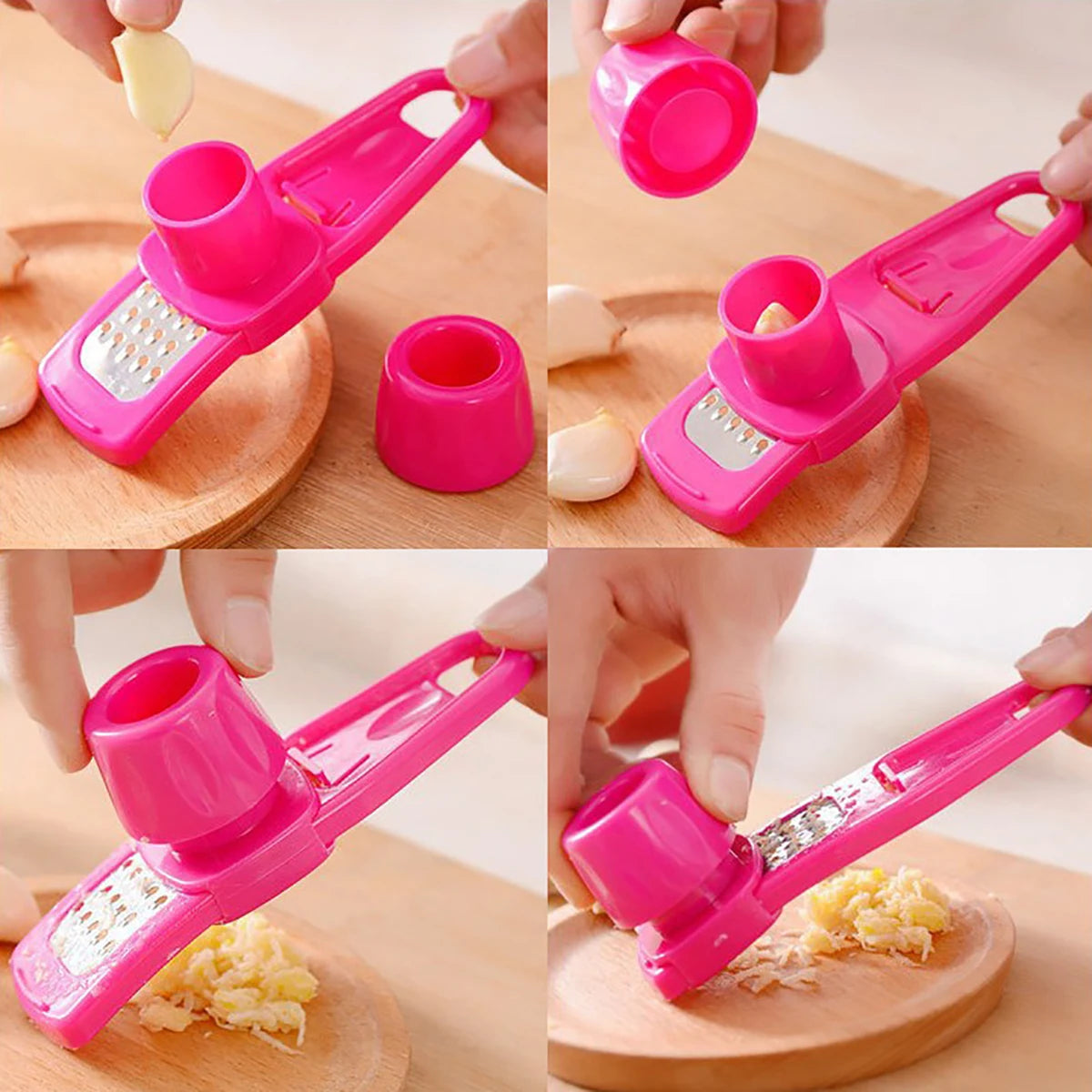 🧄 Ginger & Garlic Grater – Effortless Flavor in Seconds!