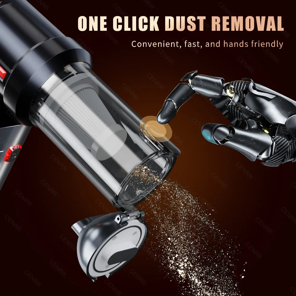 🧹 Cordless Handheld Vacuum Cleaner – Powerful Suction for Home & Car
