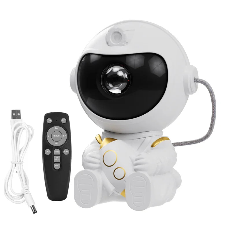 🚀 Astronaut Galaxy Star Projector – Transform Your Room into a Magical Night Sky