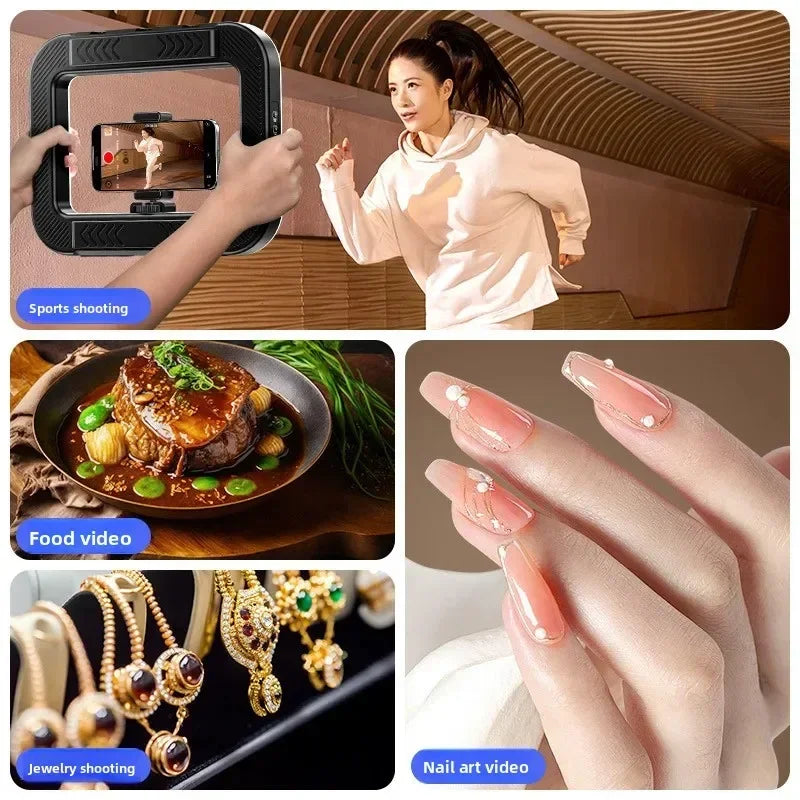 💡 Portable LED Ring Light – Perfect Lighting for Selfies, Live Streaming & Content Creation