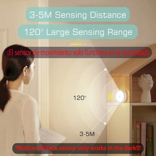 Rechargeable Motion Sensor LED Light – Smart Auto On/Off Lighting