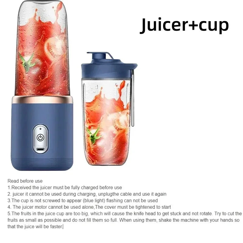 🥤 Portable Blender – Blend Fresh Smoothies Anytime, Anywhere!