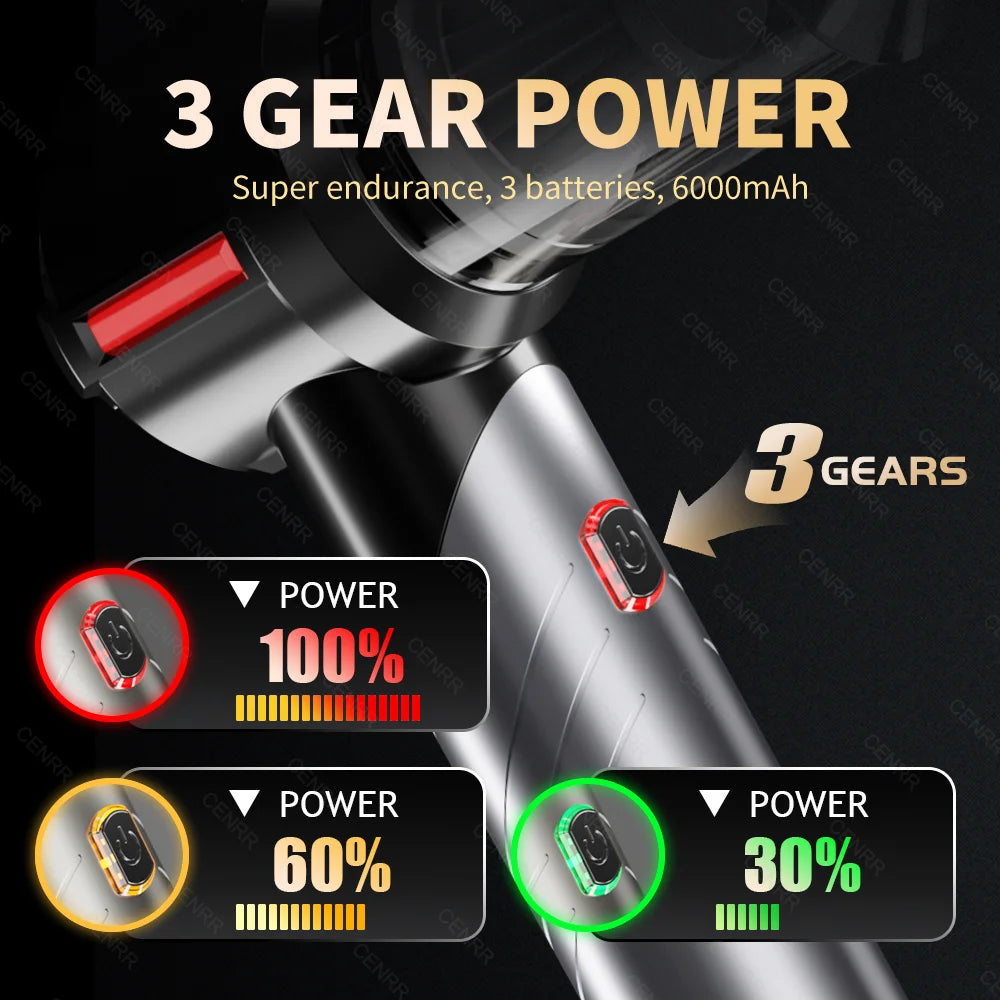 🧹 Cordless Handheld Vacuum Cleaner – Powerful Suction for Home & Car