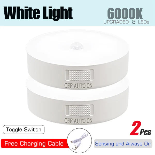✨ Wireless Motion Sensor LED Light – Bright, Rechargeable & Easy to Install