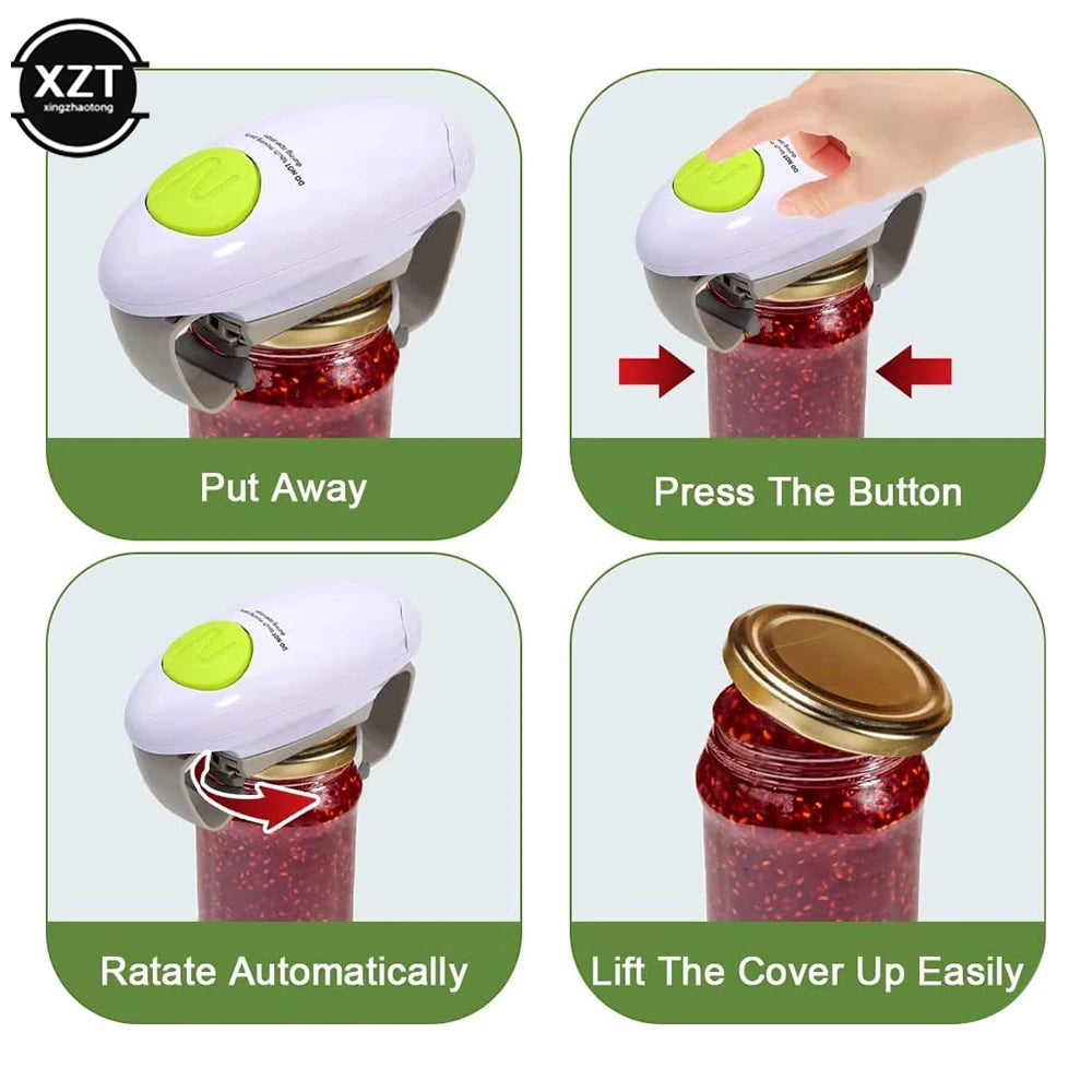 One-Touch Electric Can Opener™ | Smooth Edge Automatic Can Opener