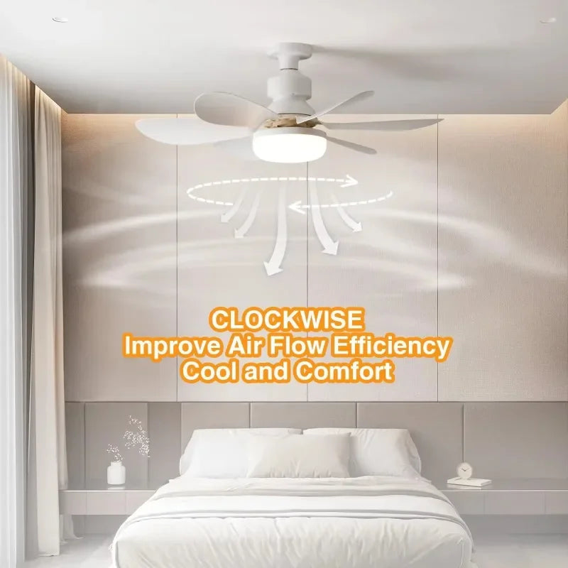 💡 Smart Ceiling Fan with Remote Control & LED Light – Quiet, Powerful & Energy Efficient