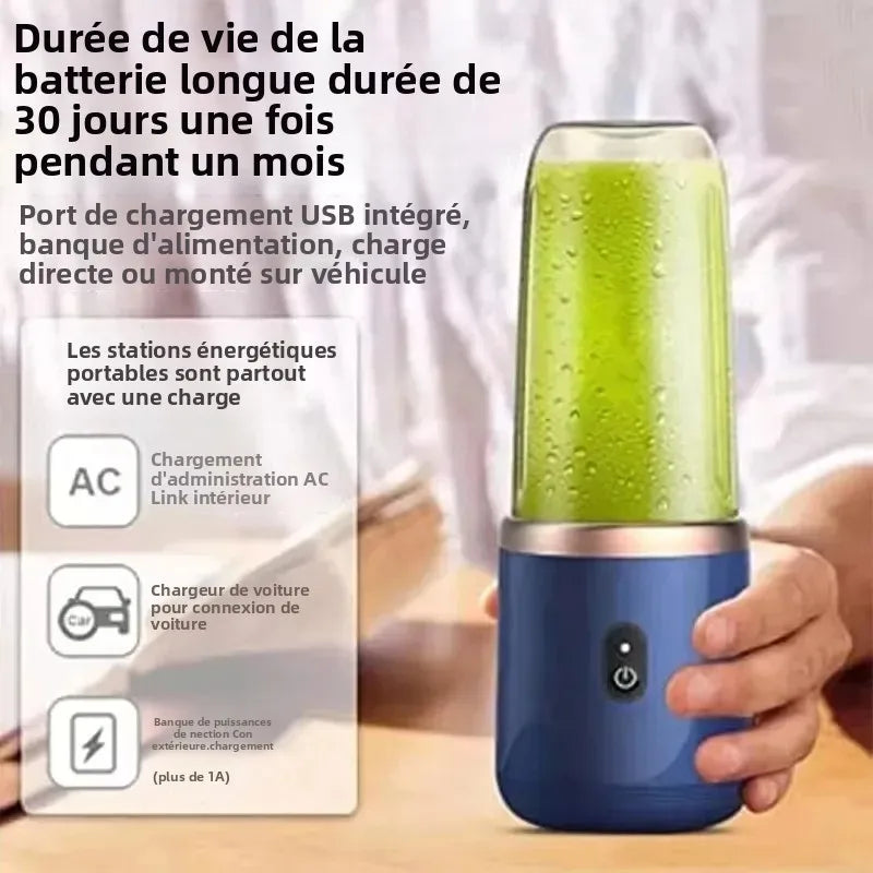 🥤 Portable USB Blender – Rechargeable Personal Smoothie Maker for Fresh Drinks Anywhere