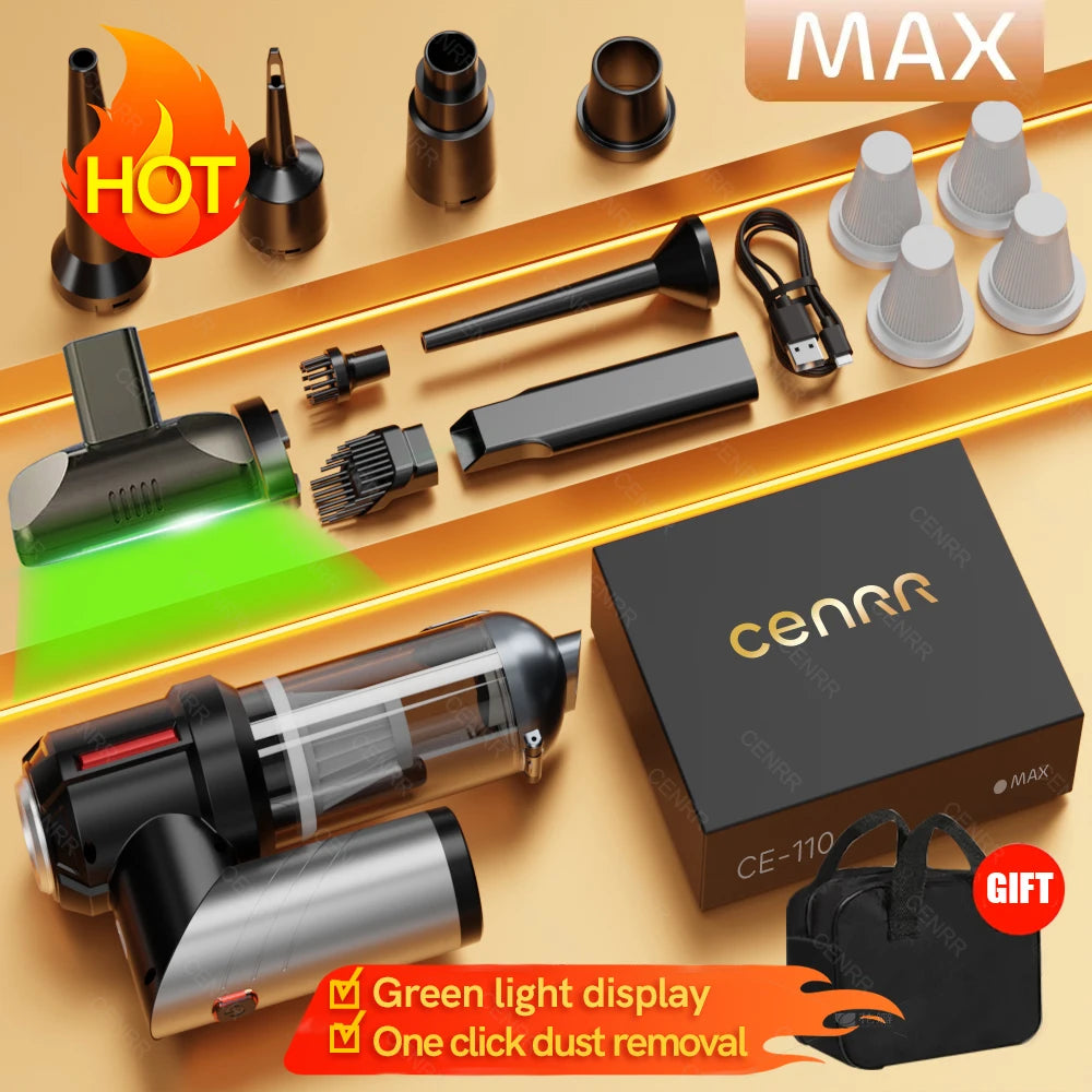 🧹 Cordless Handheld Vacuum Cleaner – Powerful Suction for Home & Car
