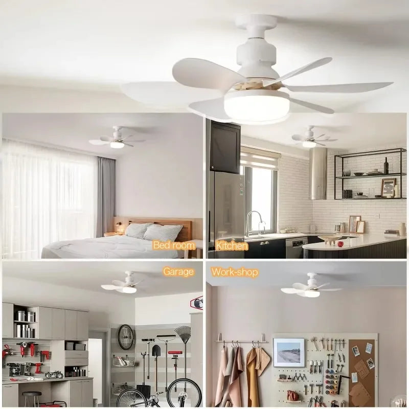 💡 Smart Ceiling Fan with Remote Control & LED Light – Quiet, Powerful & Energy Efficient