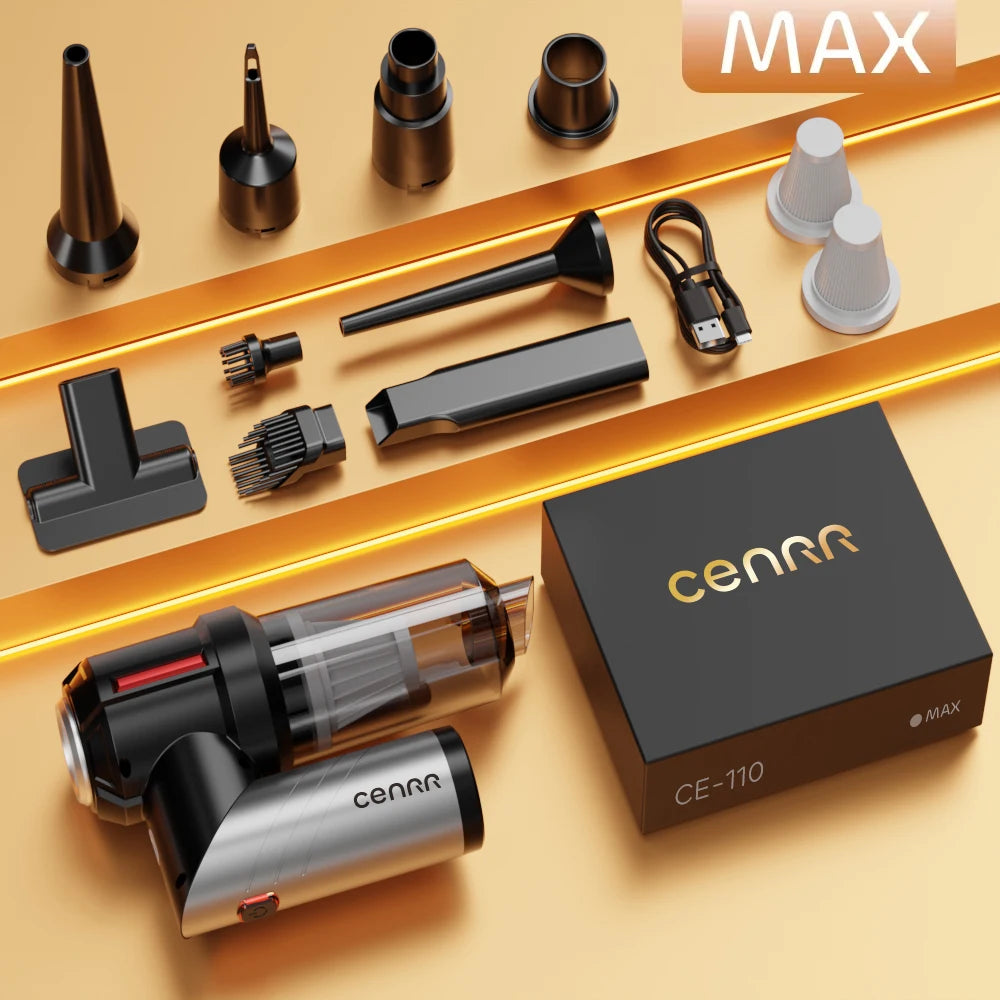 🧹 Cordless Handheld Vacuum Cleaner – Powerful Suction for Home & Car