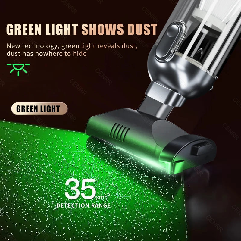 🧹 Cordless Handheld Vacuum Cleaner – Powerful Suction for Home & Car