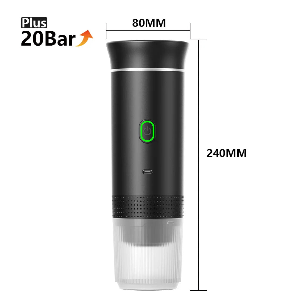 ☕ Wireless Portable Espresso Machine – Brew Rich Espresso Anytime, Anywhere