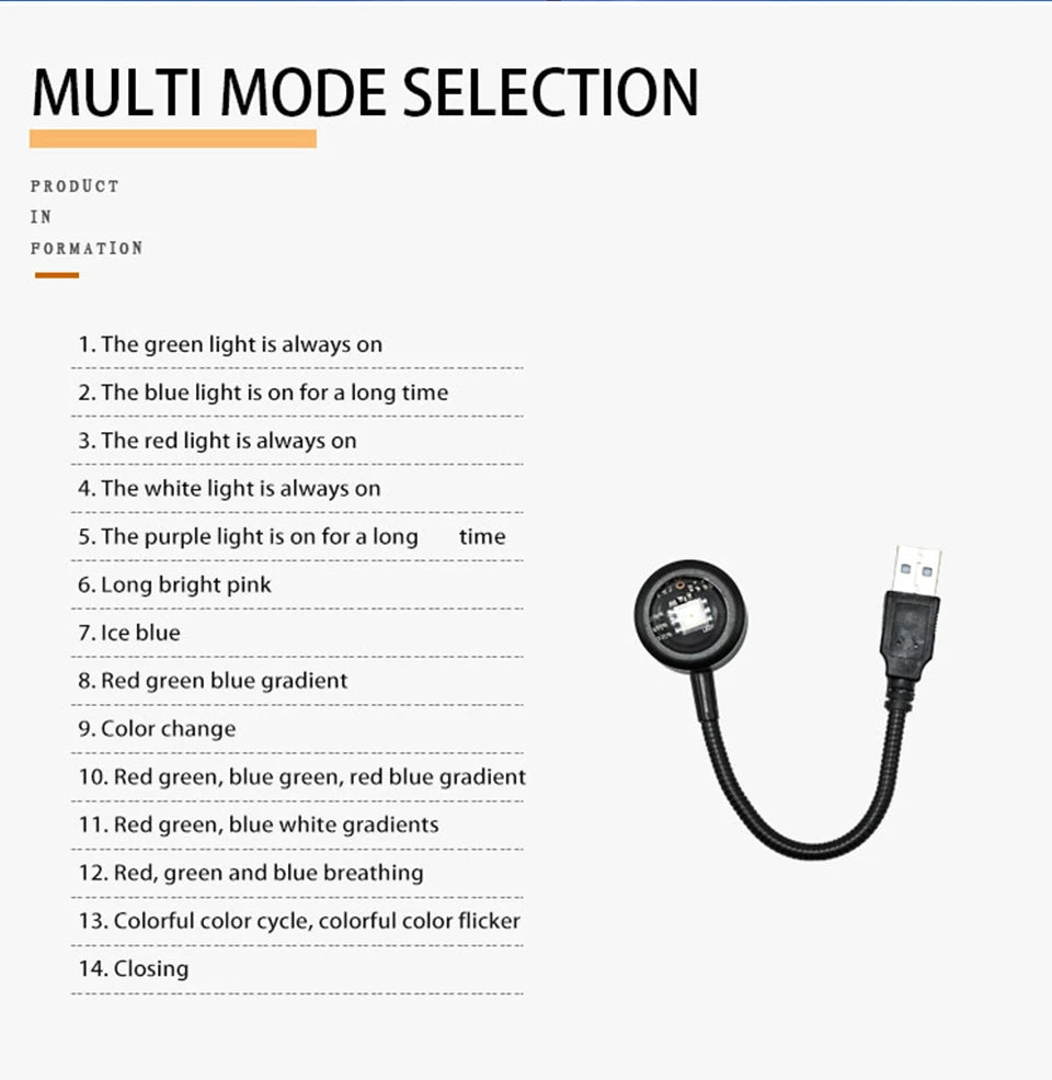 LED Sunset Lamp – USB Night Light Projector | Mood Lighting for Bedroom, Living Room & Photography