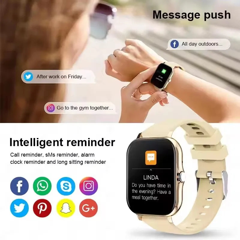 Smart Watch – Fitness Tracker, Notifications & Health Monitoring