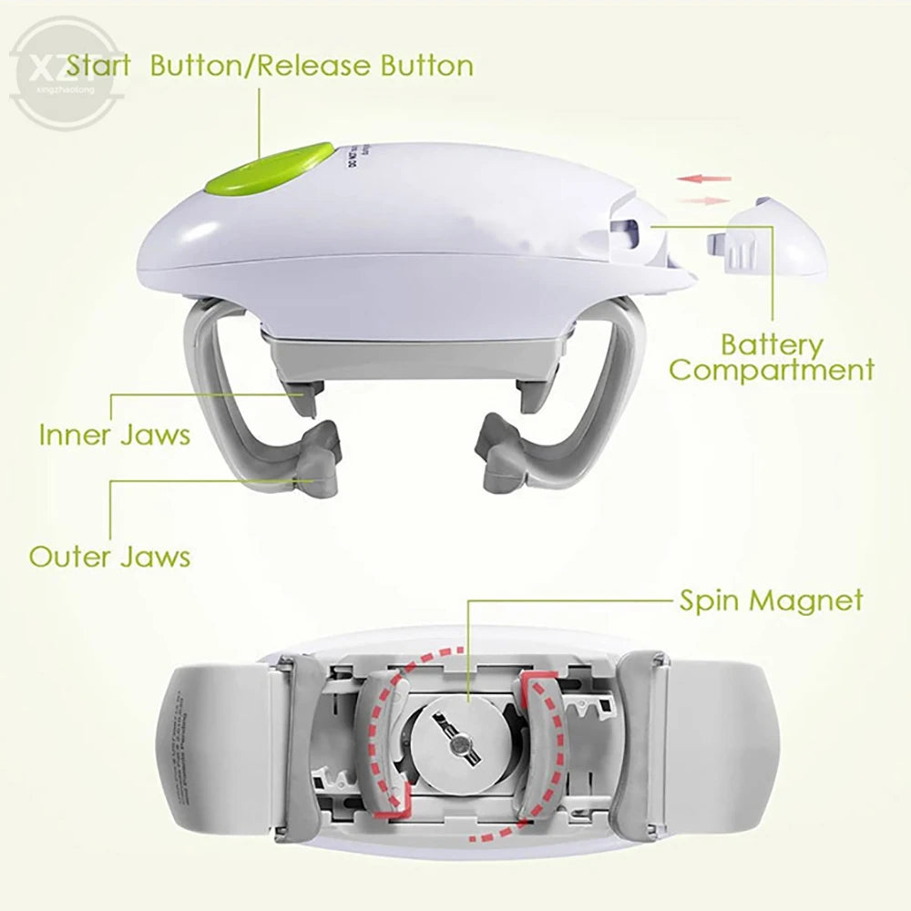 One-Touch Electric Can Opener™ | Smooth Edge Automatic Can Opener