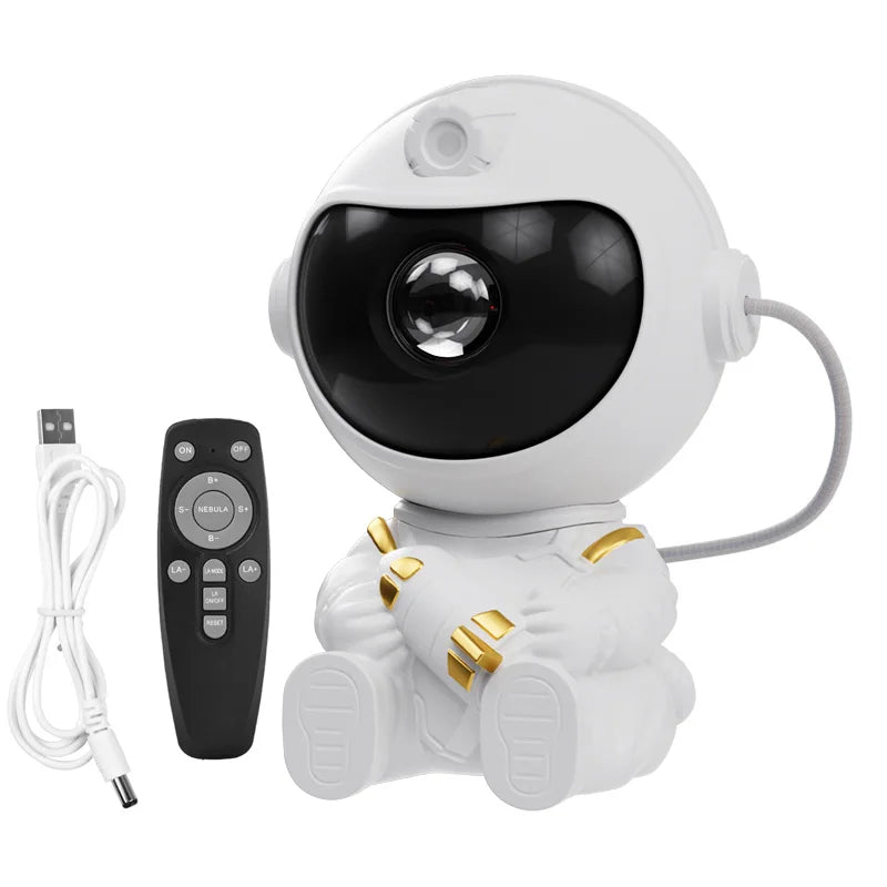🚀 Astronaut Galaxy Star Projector – Transform Your Room into a Magical Night Sky