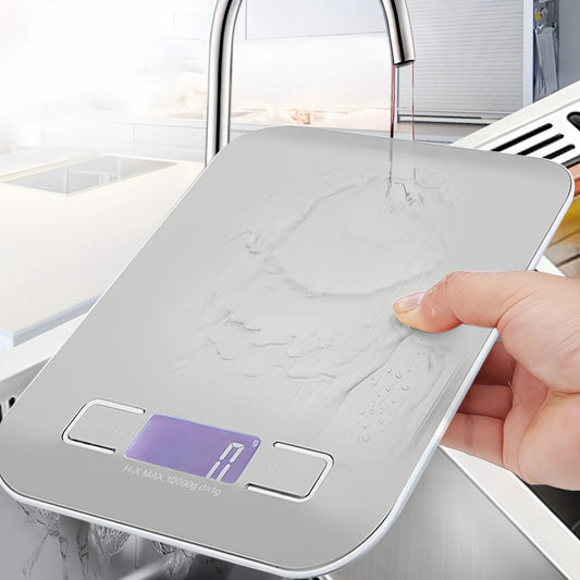 Digital Kitchen Scale – 5kg/10kg | 1g Precision, LED Display & Stainless Steel Platform