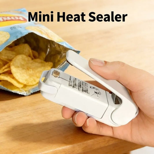 Mini USB Rechargeable Heat Sealer – Keep Food Fresh & Sealed Instantly
